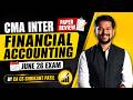 CMA Inter Financial Accounting PAPER Review June 26 Exam | CA CS Shrikant Patil #cmainter