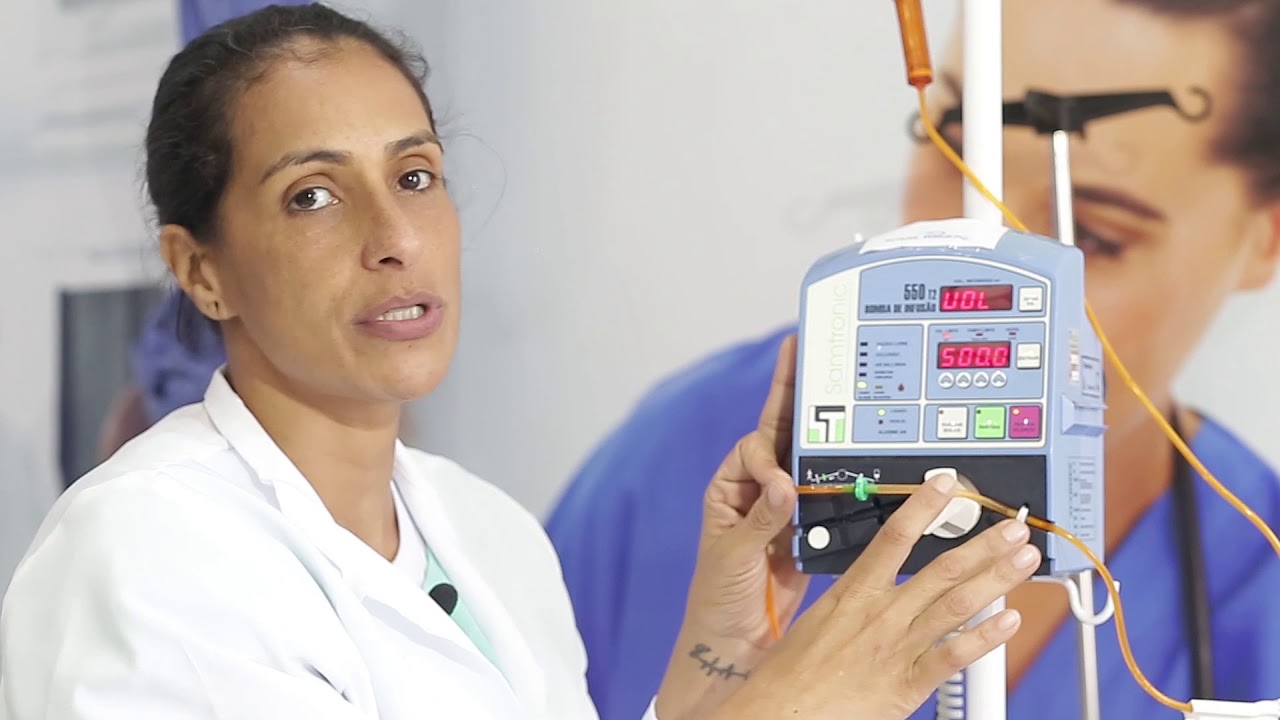 Técnica de uso da bomba de Infusão