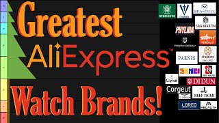 Greatest AliExpress Watch Brands List Going into 2021! (50th Episode and Giveaway Announcement)