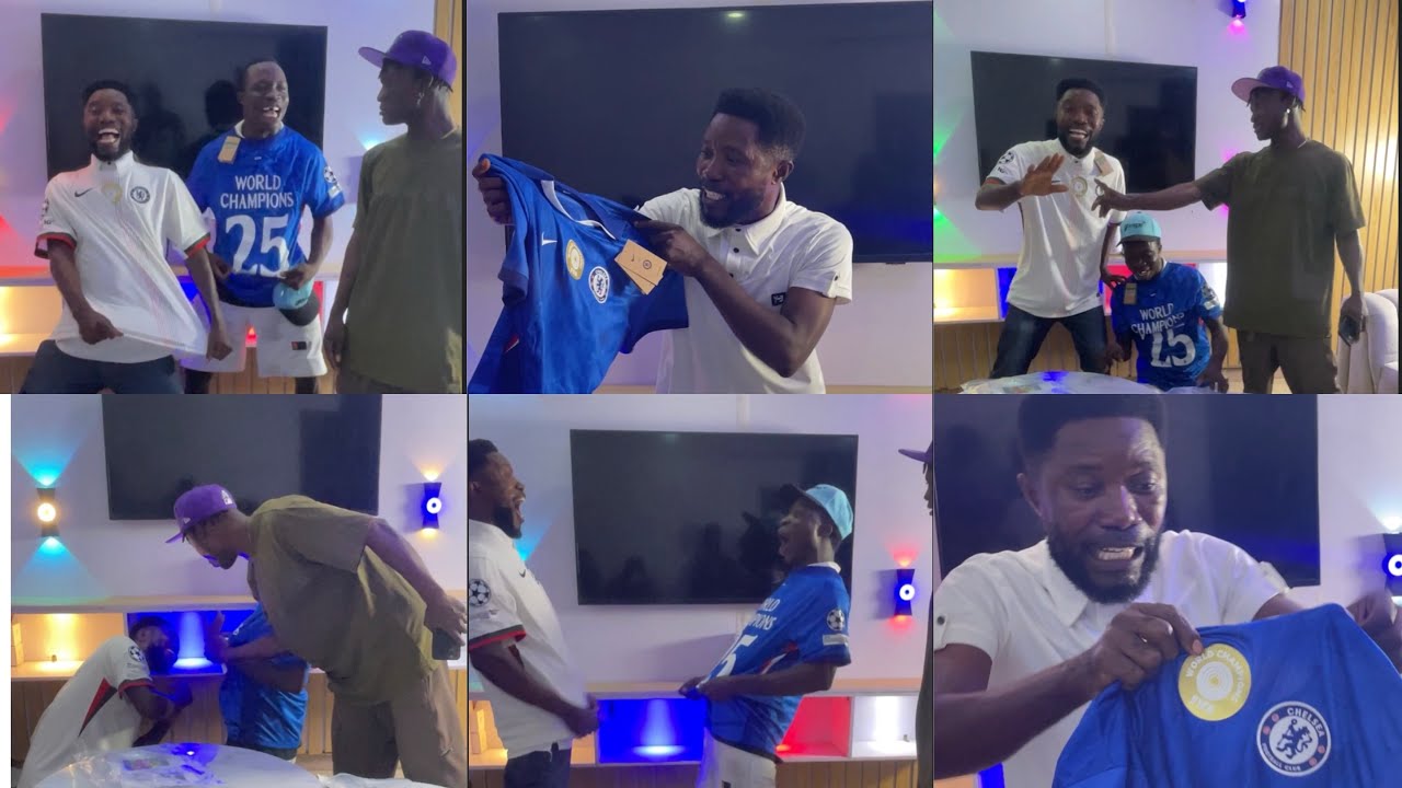 A fan’s from UK SENT me Chelsea home and away jersey worth £1000