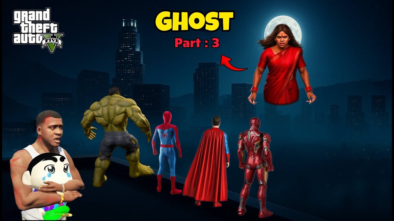 GTA 5 : FRANKLIN AND TEAM KILL TO SUMATHI GHOST PART 3