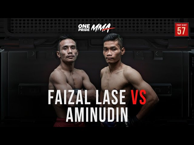 Faizal Lase Vs Aminudin | Full Fight One Pride MMA FN 57 class=