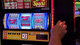 SPARKY, DOUBLE SIZZLING ROSE... machine not making any sounds 🎵