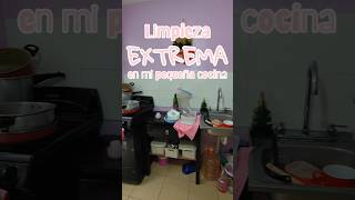 Parte 1 Limpieza extrema en mi pequeña cocina 🏠✨🧼🩷#limpieza #extrema #hogar #cocina  #señoraera