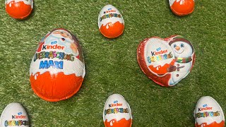 ASMR Unboxing 🍫🍬 Kinder Surprise Eggs | Soft Christmas Touch & Sweet Candies screenshot 1