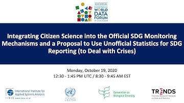Integrating Citizen Science in Official SDG Monitoring Mechanisms & Proposal to use Unofficial Stats