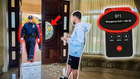 my house got broken into.