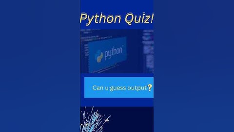 💡 Only 1% Can Solve This Python Quiz! 🐍🔥