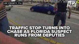 Florida suspect bolts from traffic stop before detective uses Taser, deputies say
