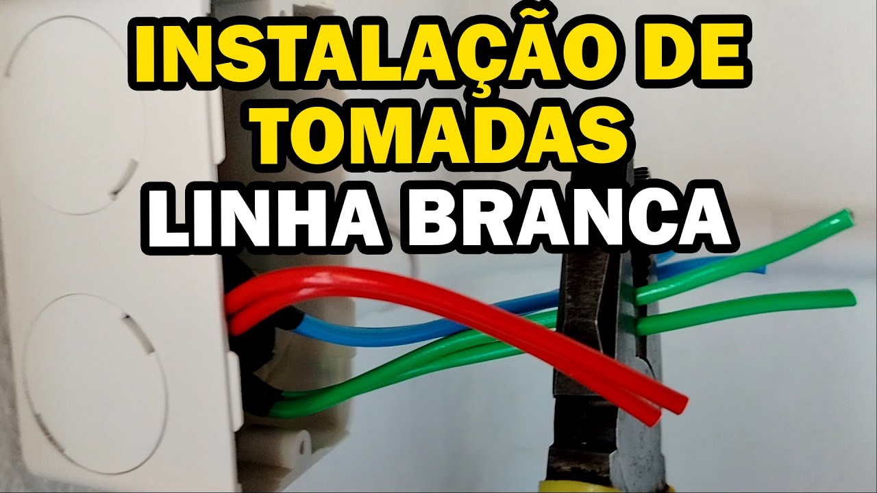 Instalação de tomadas linha branca Margirius