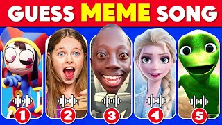 GUESS MEME & WHO'S SINGING🎤🎵🔥| Lay Lay, King Ferran,Salish Matter, MrBeast, Elsa, Diana, Tenge Song