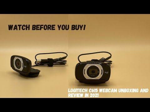 Logitech C615 HD Webcam Unboxing and Review in 2021 | Great for Zoom but not good for Streaming?