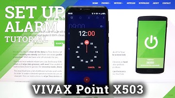 How to Set Up an Alarm Clock in Vivax Point X503 - Operate Clock