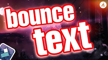 Bouncing Text Effect In Filmora 9 | How To Edit With Filmora