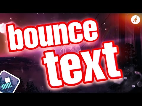 Bouncing Text Effect In Filmora 9 | How To Edit With Filmora