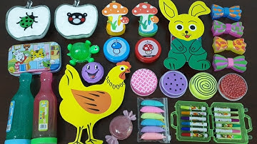 Mixing Random Things Into Glossy Slime and store bought slime ! Relaxing Slime Video ! Alex slime