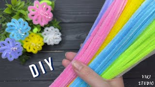 How to make Flowers Pipe Cleaners Spring Pipe Cleaner Craft