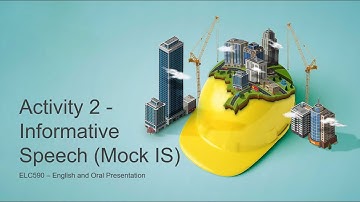 Activity 2   Informative Speech Mock IS