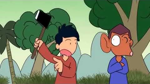 Cổ tích Ba lưỡi rìu của chàng tiều phu