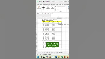 Calculate Financial Month, Quarter, and Year | #excelhacks #exceltips #exceltricks