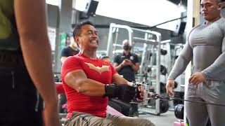 Panglima TNI Jenderal Andika Perkasa Latihan di Rai Fitness Bali