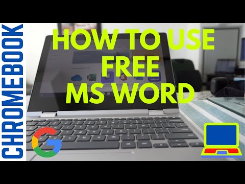 How to Use Free Microsoft Word Office on Chromebook | How to install Microsoft Office on Chromebook