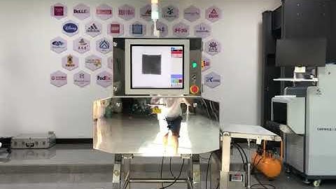 X-ray inspection machine with rejection system for food inspection