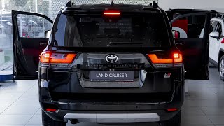 2024 Black Toyota Land Cruiser 300 GR Sport  Luxury SUV in Detail