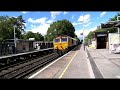Trains at Shawford - 5 June 2020