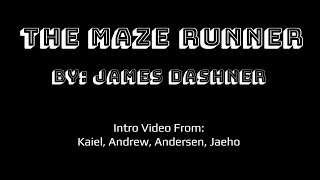 The Maze Runner: Intro, StudySync Contest 2024