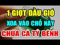 Cảnh Báo: Trước Khi Ngủ CỨ XOA DẦU GIÓ Vào 3 Chỗ Này SẼ NGỦ NGON SỐNG RẤT THỌ, Gan Thận Khoẻ Như Voi