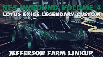 Need for Speed: Unbound Volume 4! Lotus Exige + Jefferson Farm Linkup