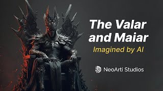 The Valar and Maiar imagined by AI