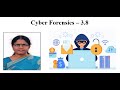 Dr. S. Jayashree | Cyber Forensics - Module 3.8 | SNS Institutions