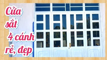 Cửa sắt 4 cánh bano đẹp, giá rẻ || Thọ Ròm