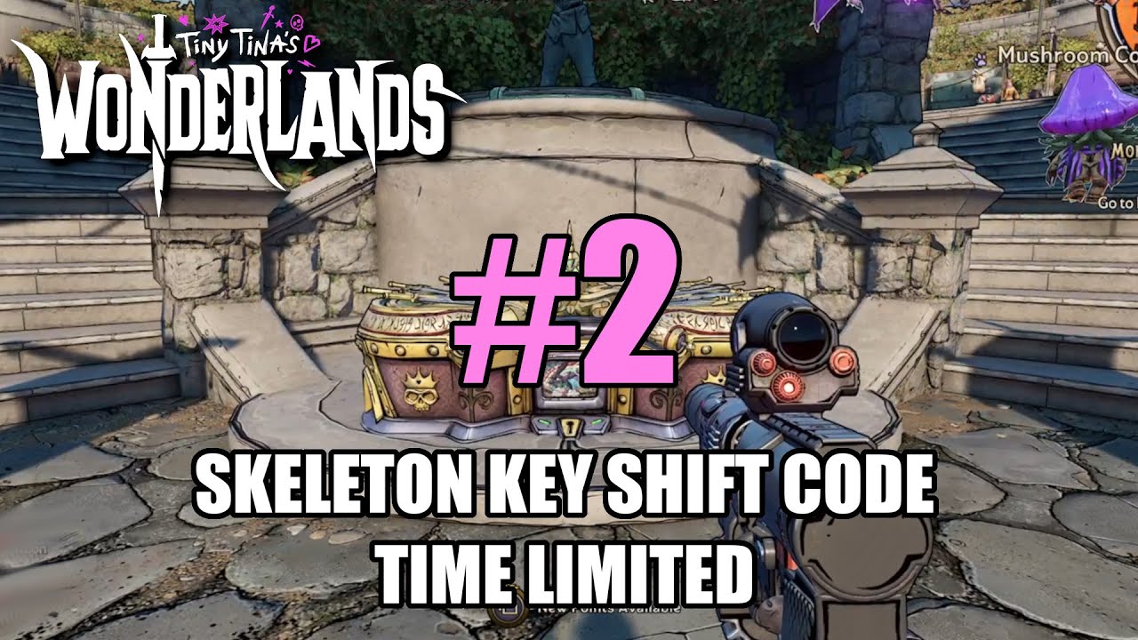 Tiny Tina Wonderlands Shift codes and skeleton keys