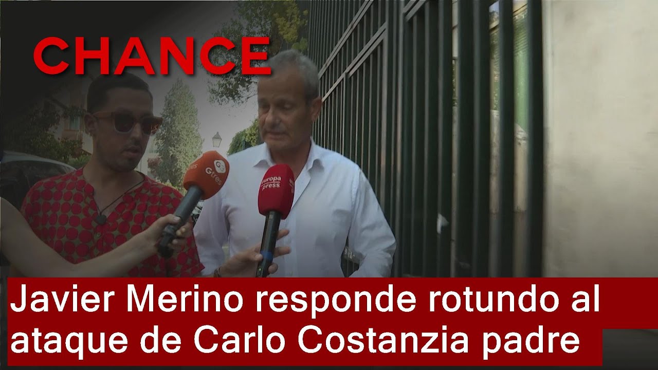 Javier Merino responde rotundo al ataque de Carlo Costanzia padre contra Mar Flores