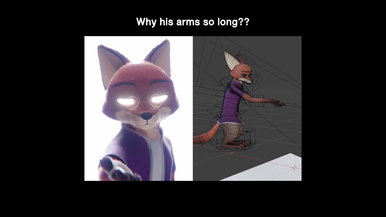 Why his arms so long??