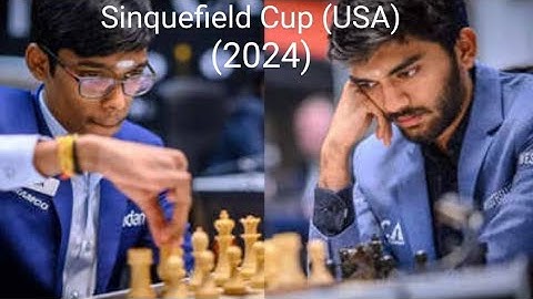 R Praggnanandhaa Vs D Gukesh  | Sinquefield Cup (USA) 2024 #chess #chessgame
