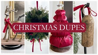 2023 DIY Christmas Dupes! (Antique Farmhouse/ William Sonoma/ Amber Interiors)