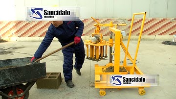 QT40 3C moving hollow brick making machine in Nigeria