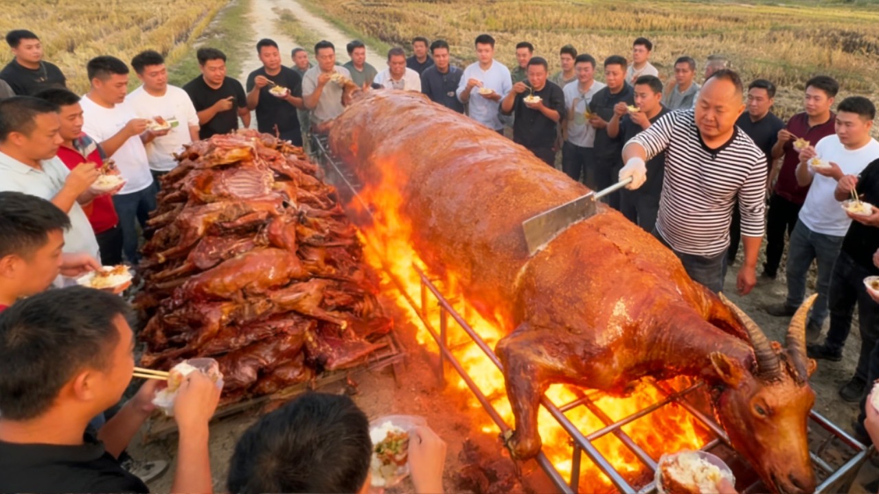 广西玉林脆皮黑山羊！油淋脆皮口感外酥里嫩，好吃到求全国推广#麦总去哪吃
