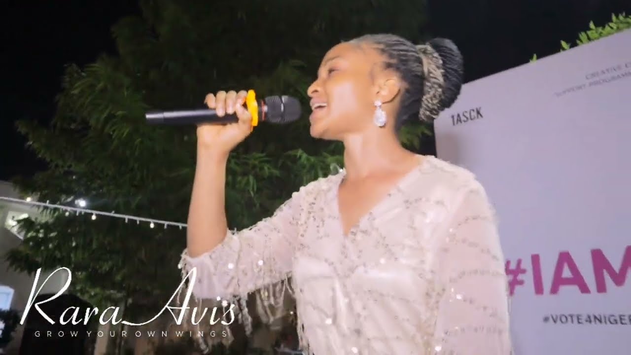 Female rapper, copywriter and artist, Jezz performs at Rara Avis Music Showcase at British Council