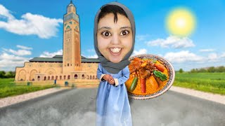 الجزء الثاني:  مشينا مع سارة لصلاة الجمعة🕌🤦🏻‍♀️