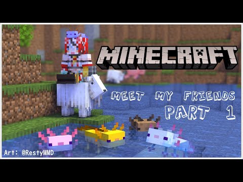 ≪MINECRAFT≫ new friends + more portal building - part 1