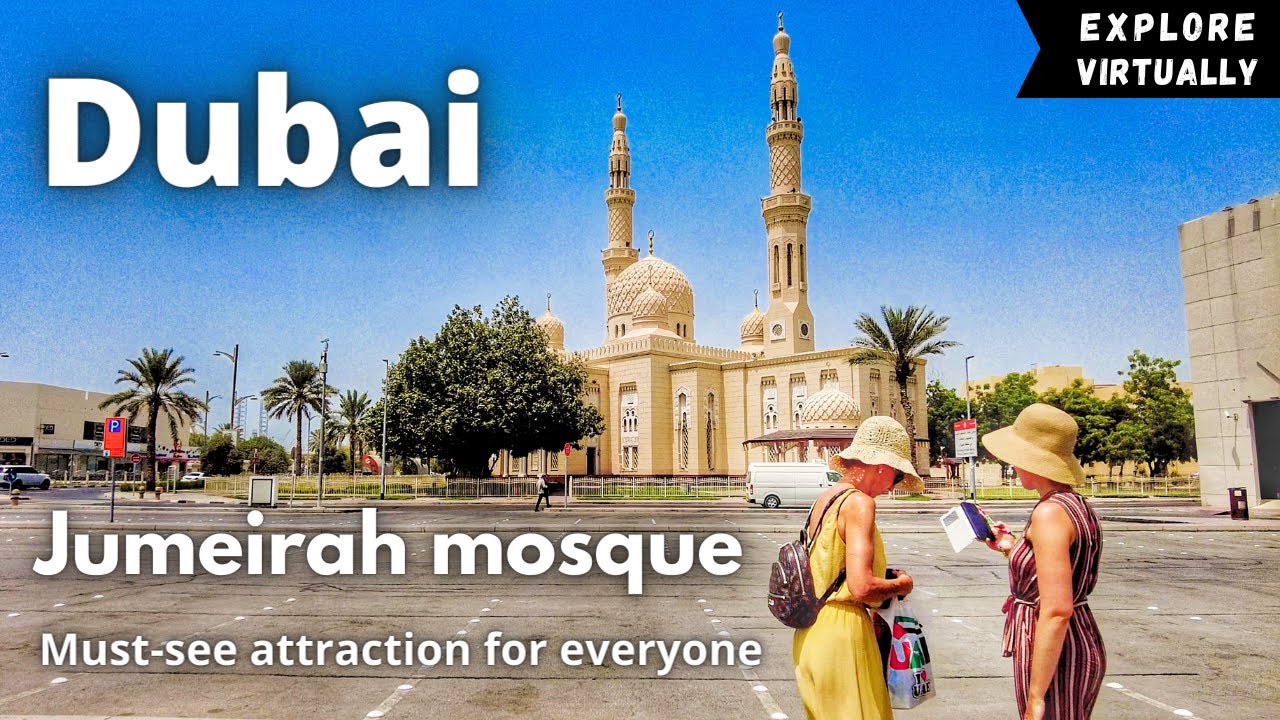 Dubai Jumeirah mosque complete tour | Dubai's Tourist attractions | 4K | UAE |