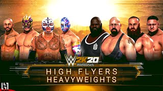 WWE 2K20 Kalisto Sin Cara Rey Mysterio Ricochet vs Big Show Mark Henry Samoa Joe Braun Strowman