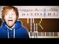 SMALL BUMP (Ed Sheeran) - Piano Tutorial + SHEETS