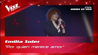 Emilia Soler - "Por quien merece amor" - Shows en vivo 8vos - La Voz Argentina 2022