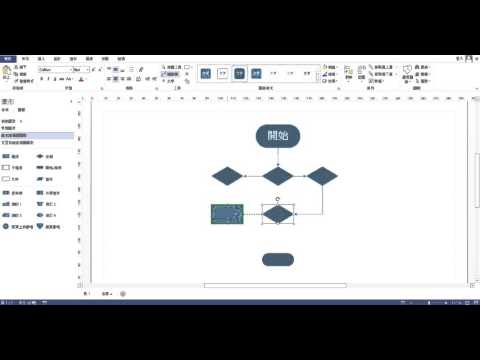 不用3分鐘馬上學會製作「基本流程圖」(軟體Visio 2013)